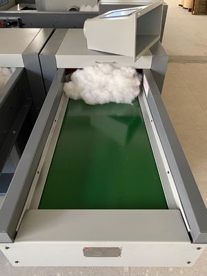 Algodão de Sofa Fiber Carding Machine For que carda Grey Color Green Belt